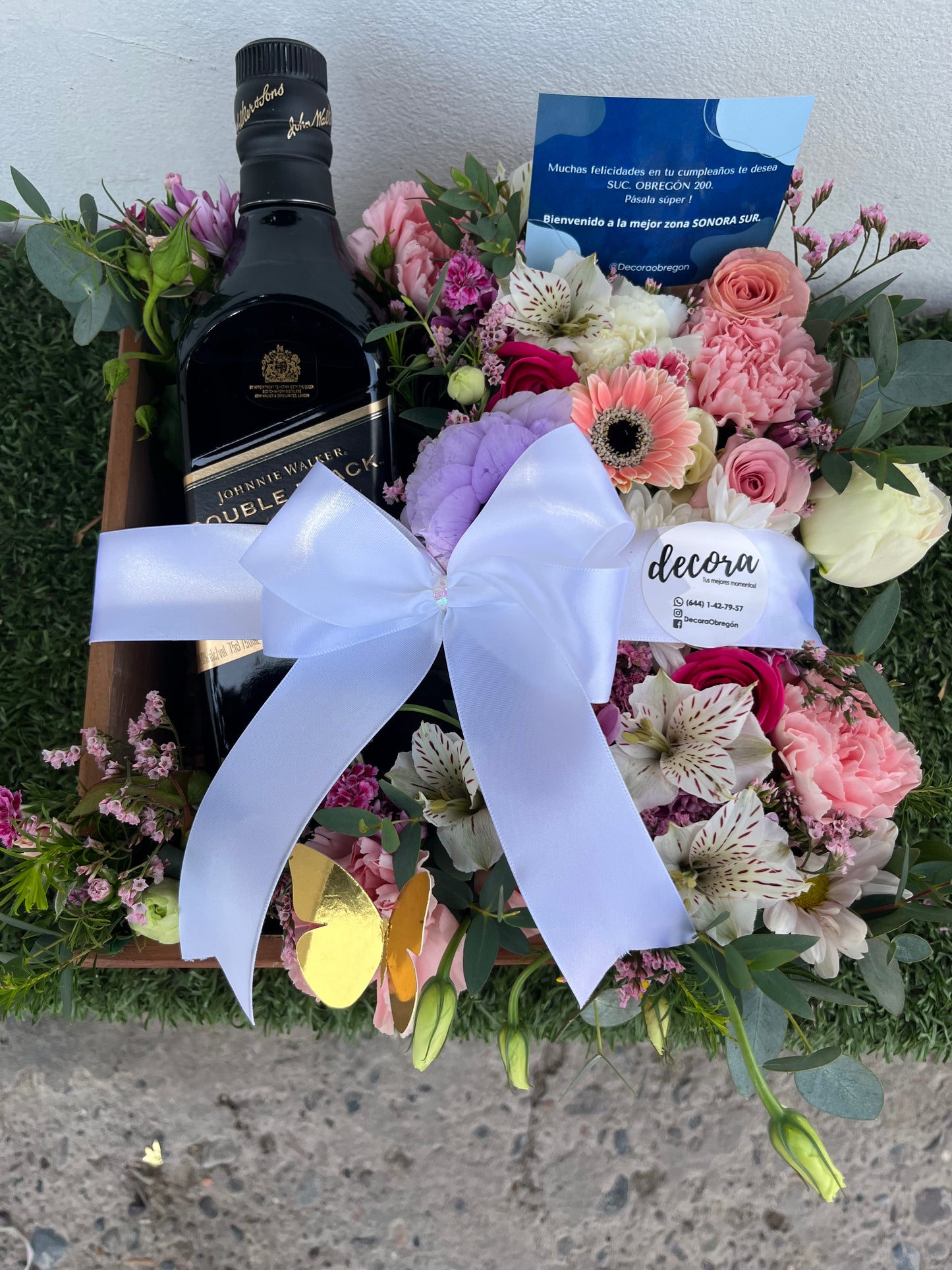 Vino y Flores