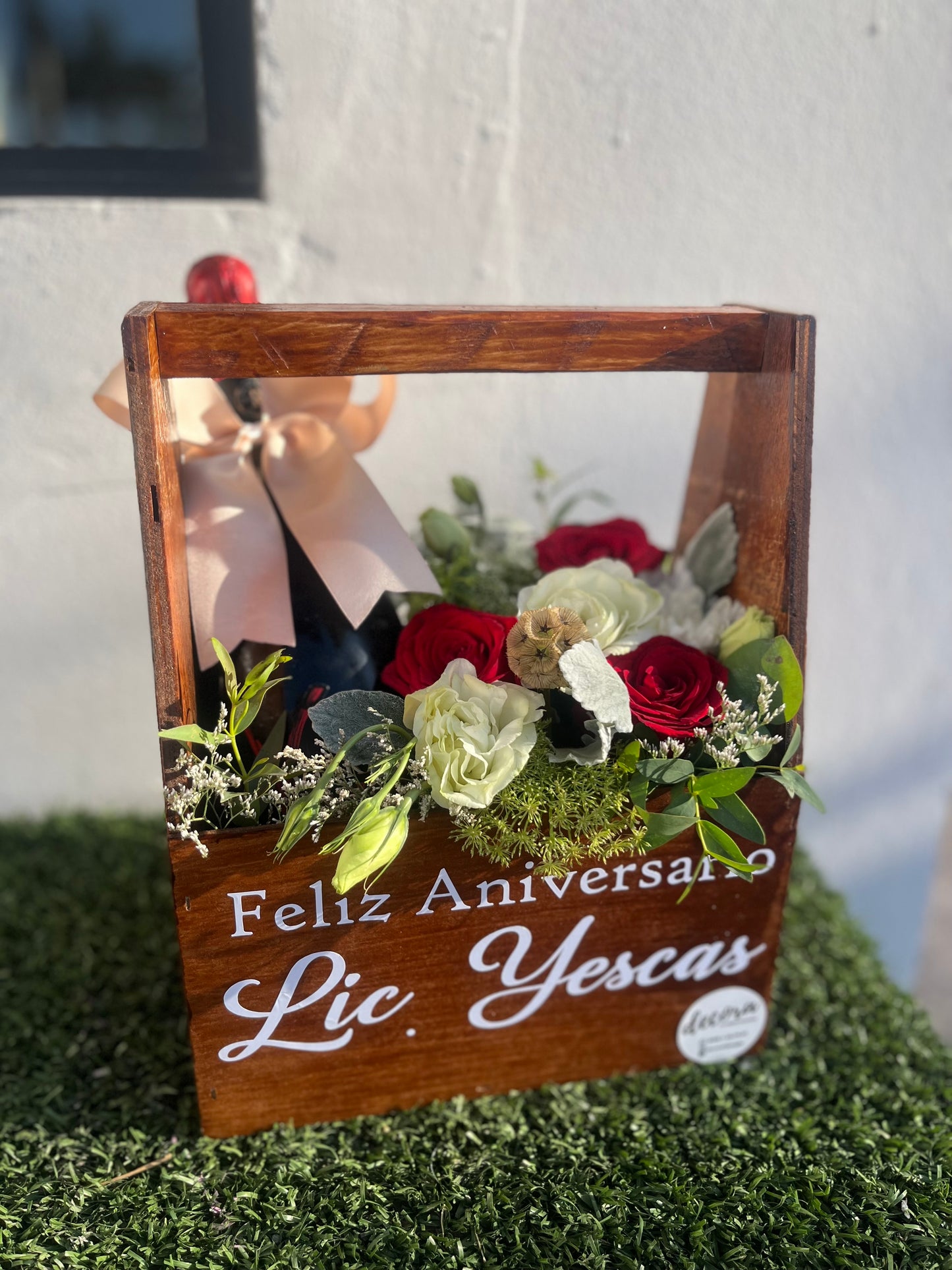 Vino y Flores